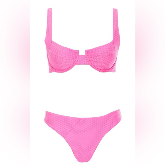 VETCHY Swimwear 🌺 Laguna Bikini Pink Set – Size XL - Picture 4 of 7
